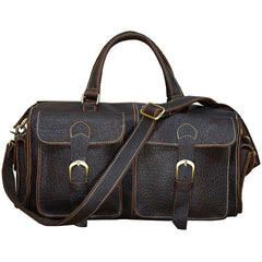 Leather Mens Cool Weekender Bag Vintage Travel Bag Duffle Bag for Men
