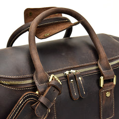Leather Mens Weekender Bag Vintage Travel Bag Duffle Bag Bag