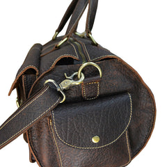 Leather Mens Cool Weekender Bag Vintage Travel Bag Duffle Bag for Men