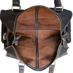 Leather Mens Cool Weekender Bag Vintage Travel Bag Duffle Bag for Men