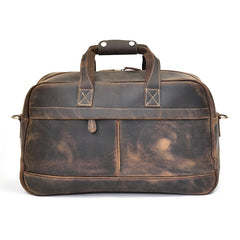 Leather Vintage Mens Weekender Bag Travel Bag Duffle Bag for Men