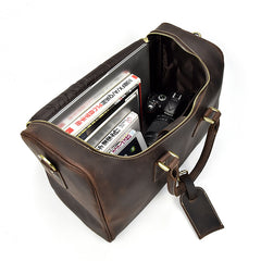 Leather Mens Weekender Bag Vintage Travel Bag Duffle Bag Bag