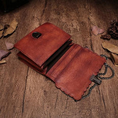 Vintage Womens Leather Handbags Purse Brown Satchel Handbags Shoulder Crossbody Bags for Ladies