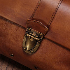Vintage Womens Green Leather Satchel Handbags Purse Shoulder Crossbody Bags for Ladies