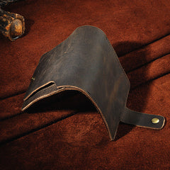 Leather Small Mens Wallet Vintage billfold Bifold Wallet for Men