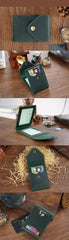 Leather Small Mens Wallet Zipper billfold Front Pocket Wallet Driver's License Card Wallet for Men