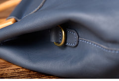 Leather Women Bucket Bag Handbag Shoulder Bag For Women with Tassels