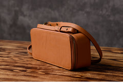 Leather Women Cube Box Shoulder Bag Crossbody Bag For Women