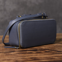 Leather Women Cube Box Shoulder Bag Crossbody Bag For Women