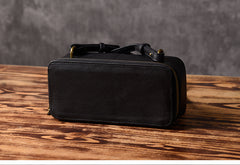 Leather Women Cube Box Shoulder Bag Crossbody Bag For Women