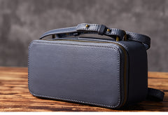 Leather Women Cube Box Shoulder Bag Crossbody Bag For Women