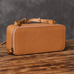 Leather Women Cube Box Shoulder Bag Crossbody Bag For Women