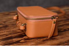 Leather Women Cube Box Shoulder Bag Crossbody Bag For Women