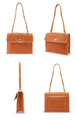 Leather Women Shoulder Bag Briefcase Work Bag For Women