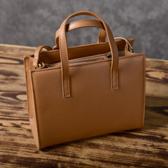 Leather Women Small Brown Handbag Shoulder Bag For Women
