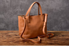 Leather Women Small Tote Shopper Bag Shoulder Bag For Women
