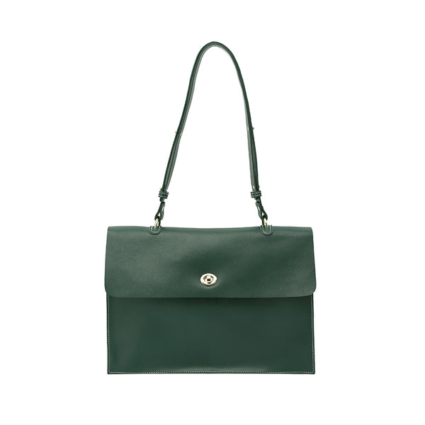 Leather Womens Briefcase Shoulder Bag Work Bag For Women