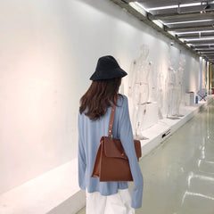 Leather Womens Briefcase Shoulder Bag Work Bag For Women