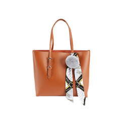Leather Womens Stylish Brown Tote Bag Shoulder Bag For Women