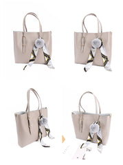 Leather Womens Stylish Brown Tote Bag Shoulder Bag For Women