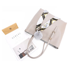 Leather Womens Stylish Brown Tote Bag Shoulder Bag For Women