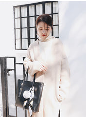 Leather Womens Stylish Brown Tote Bag Shoulder Bag For Women