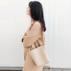 Leather Womens Tote Bucket Bags Work Bag Shoulder Bag For Women