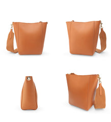 Leather Womens Tote Bucket Bags Work Bag Shoulder Bag For Women