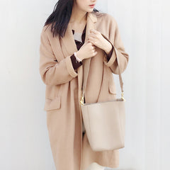 Leather Womens Tote Bucket Bags Work Bag Shoulder Bag For Women