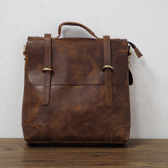 Leather men Briefcase Backpack Messenger Bag Shoulder bag