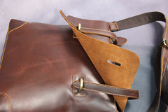 Leather men Briefcase Backpack Messenger Bag Shoulder bag