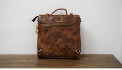 Leather men Briefcase Backpack Messenger Bag Shoulder bag