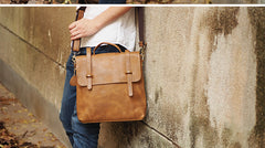 Leather men Briefcase Backpack Messenger Bag Shoulder bag