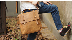 Leather men Briefcase Backpack Messenger Bag Shoulder bag