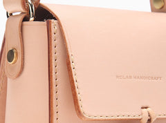 Lovely Handmade Leather Womens Mini Handbags Purse Shoulder Bags for Women