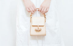 Lovely Handmade Leather Womens Mini Handbags Purse Shoulder Bags for Women