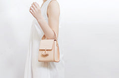 Lovely Handmade Leather Womens Mini Handbags Purse Shoulder Bags for Women