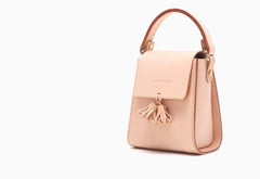 Lovely Handmade Leather Womens Mini Handbags Purse Shoulder Bags for Women