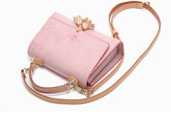 Lovely Handmade Leather Womens SMall Purse Handbags Shoulder Bags for Women