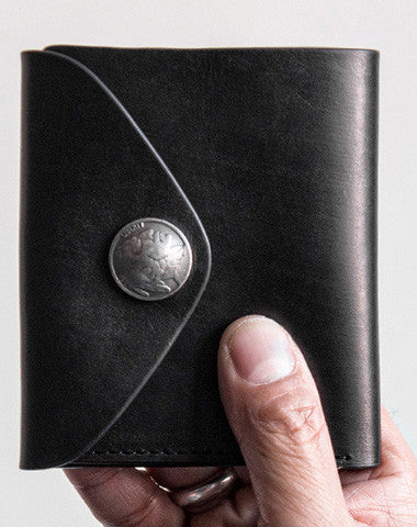 Genuine leather billfold wallet leather men billfold vintage wallet for men