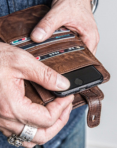 leather wallet phone