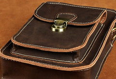 cellphone crossbody​ Leather Cell Phone Holster Belt Pouch Cell Phone Purse Crossbody Leather Belt Bag for Men