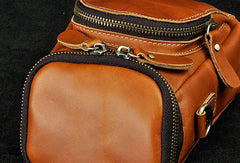 LEATHER MENs Belt Pouch Cell Phone Holsters WAIST BAG HIP PACK BELT BAG