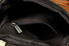 LEATHER MENs Belt Pouch Cell Phone Holsters WAIST BAG HIP PACK BELT BAG