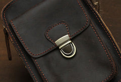 crossbody wallet and phone purse​ Leather Cell Phone Holster Belt Pouch Cell Phone Purse Crossbody Leather Belt Bag for Men
