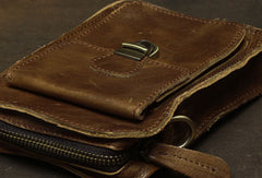 purse for mobile phone​ Leather Cell Phone Holster Belt Pouch Cell Phone Purse Crossbody Leather Belt Bag for Men
