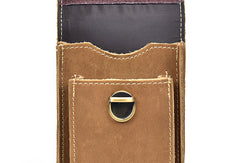 MEN LEATHER Belt Pouch WAIST BAG HIP PACK BELT BAG Cell Phone Holster