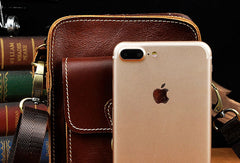 mobile phone wallet purse​ Leather Cell Phone Holster Belt Pouch Cell Phone Purse Crossbody Leather Belt Bag for Men