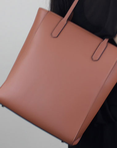 Genuine Leather handbag shoulder bag large tote for women leather shopper bag - EverHandmade