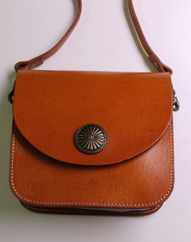 Handmade Leather Womens Satchel bag Shoulder bag leather crossbody bag for women - EverHandmade